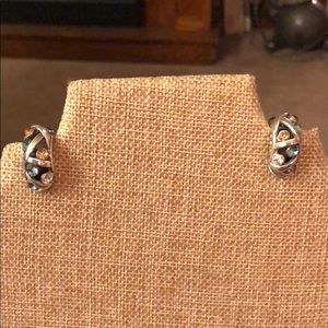 Brighton Multicolor crystal hoops